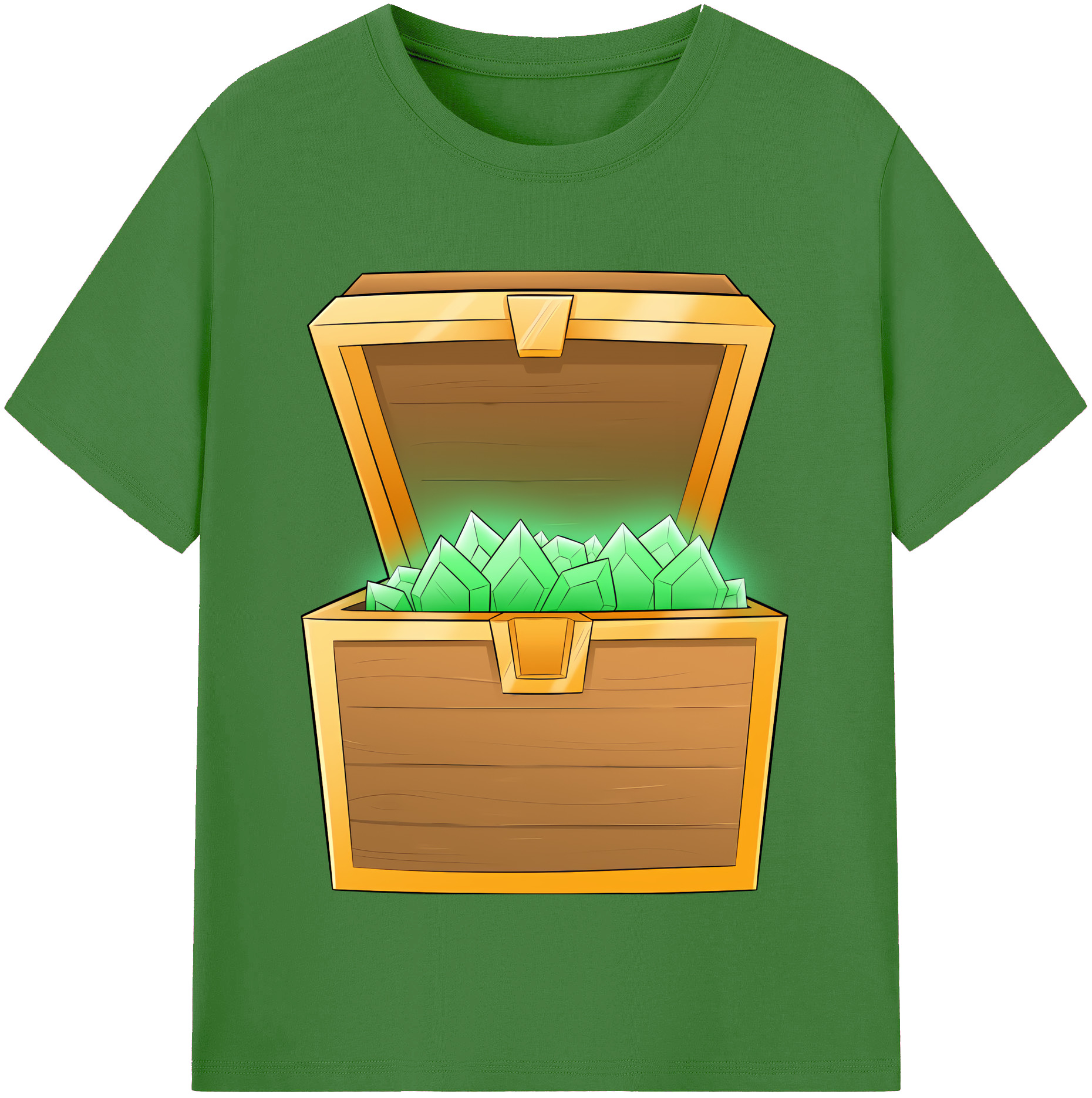 （画像用） マインクラフト ブロックの世界 Minecraft MC Block world レディースカジュアルプリントTシャツ（綿100％）